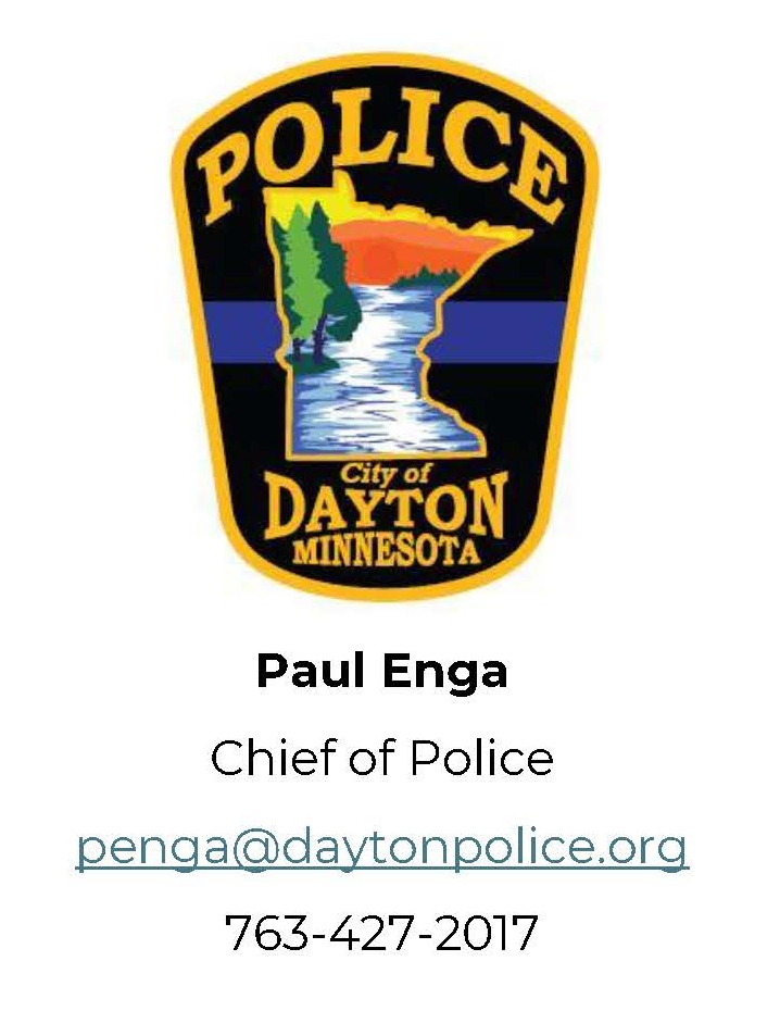 Police Patch with Chief's information